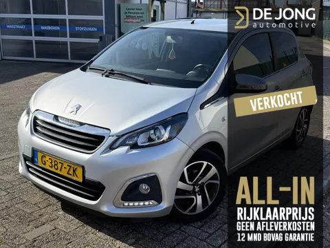 Peugeot 108 1.0 e-VTi Allure ALL-INRIJKLAARPRIJS/Camera/Climate Controle/Touchscreen/Lage kilometerstand