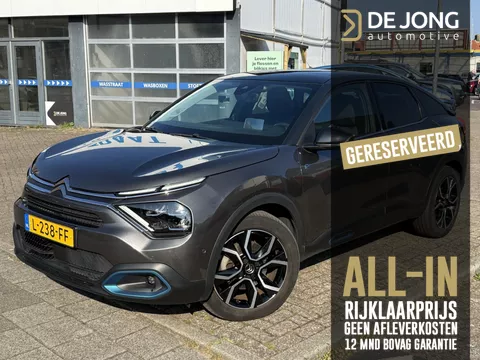 Citroen &Euml;-C4 Shine 50 kWh ALL-INRIJKLAARPRIJS/Navi/Camera/Glazen panoramadak/Open dak