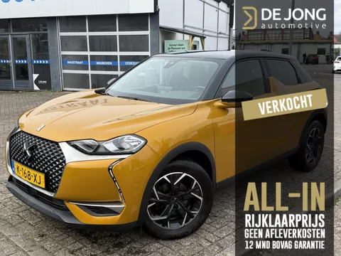 DS 3 Crossback 1.2 PureTech Chic ALL-INRIJKLAARPRIJS/Apple carplay/Parkeersensoren/Airco/Keyless