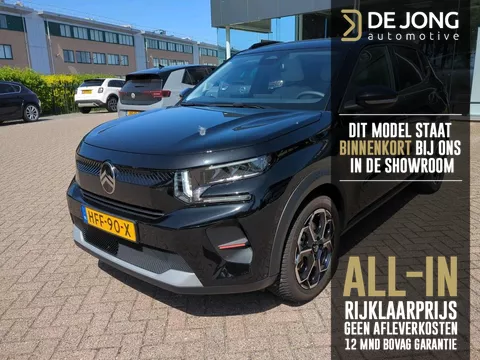Citroen &Euml;-C3 Max 113pk 44 kWh ALL-INRIJKLAARPRIJS/Navi/Camera/Apple Carplay/