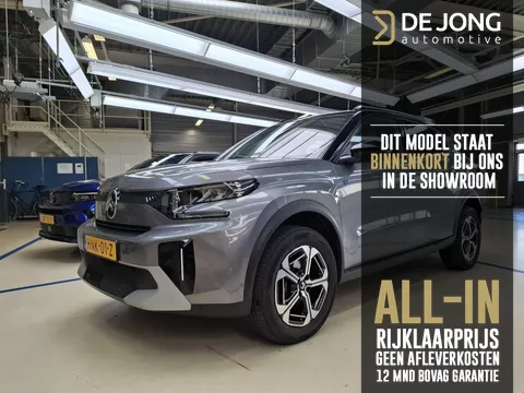 Citroen &Euml;-C3 Aircross Max 113pk 44 kWh ALL-INRIJKLAARPRIJS/Camera/Navi/300km actieradius/Apple Carplay