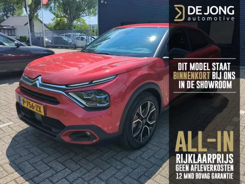 Citroen &Euml;-C4 Shine 50 kWh ALL-INRIJKLAARPRIJS/Lederen interieur/Navi/keyless/Adaptive Cruise Controle
