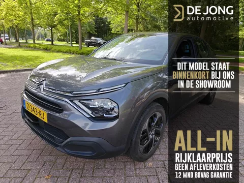 Citroen &Euml;-C4 You 50 kWh ALL-INRIJKLAARPRIJS/Camera/Apple Carplay/Lichtmetalen velgen/340km Actieradius