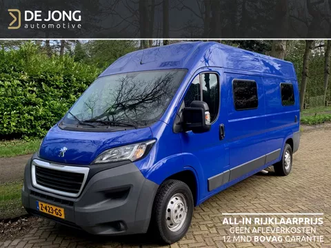 Peugeot Boxer 2.0 BlueHDI L3 Buscamper met volledig nieuwe inrichting Zeer complete camper met oa zonnepanelen, complete keuken en volledig 12 maanden BOVAG garantie